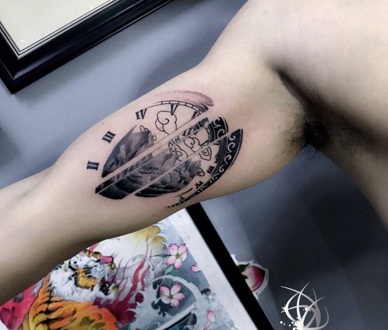 创意小图纹身图片_成品手部纹身图案