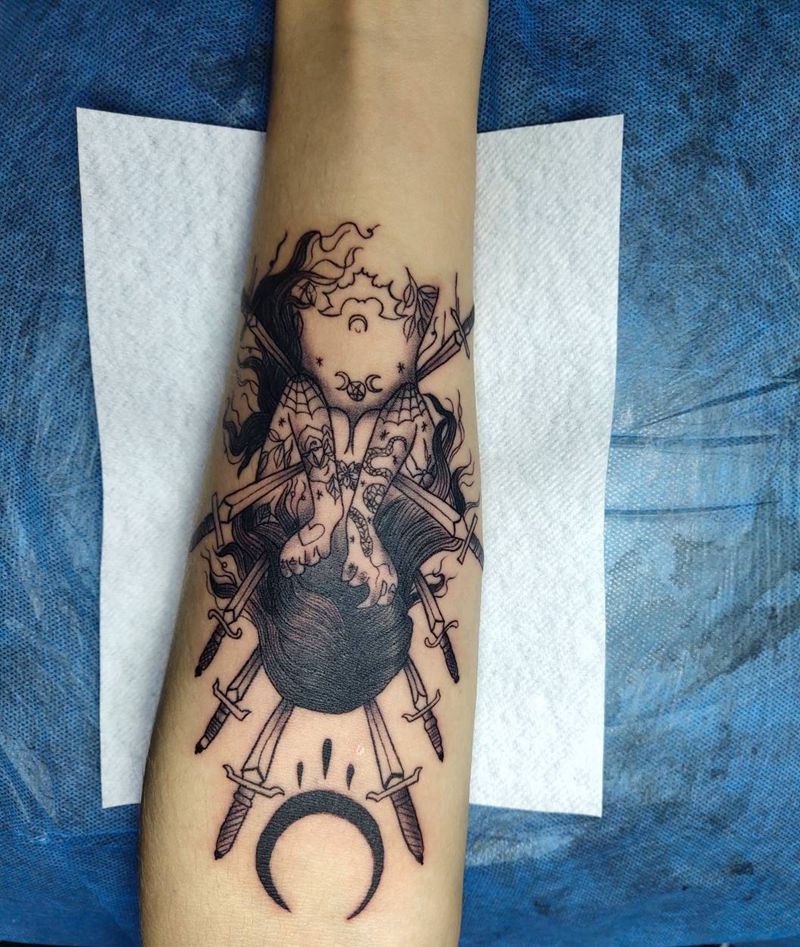 小纹身纹身图片_手臂手部New SchoolOld School女孩纹身图案