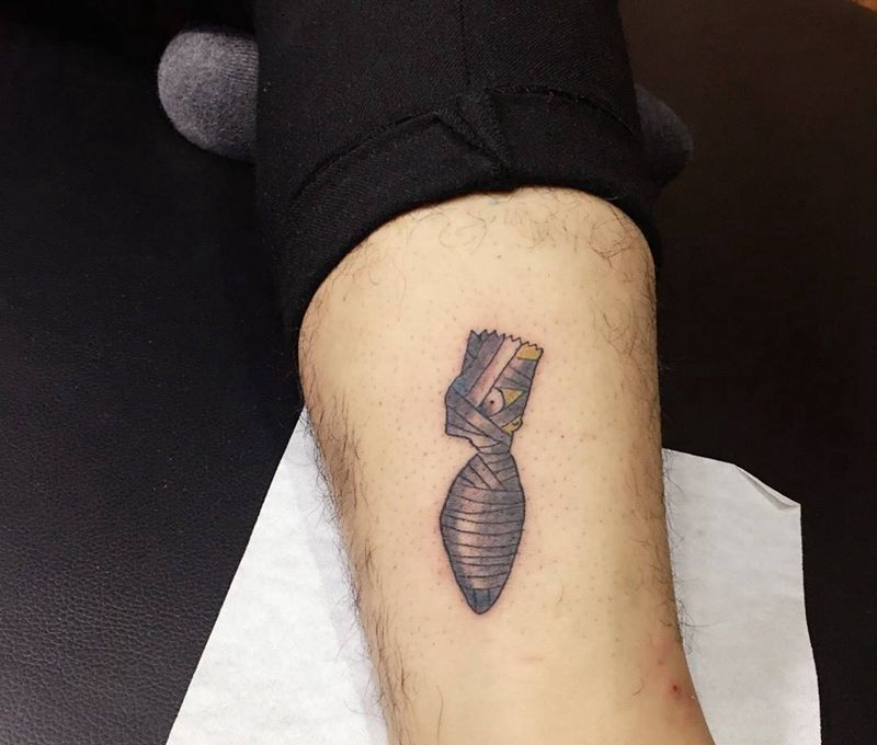 school纹身图片_脚部纹身图案