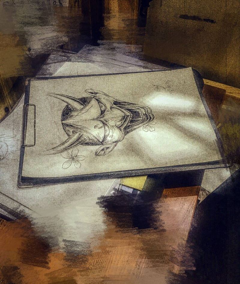 般若手稿纹身图片