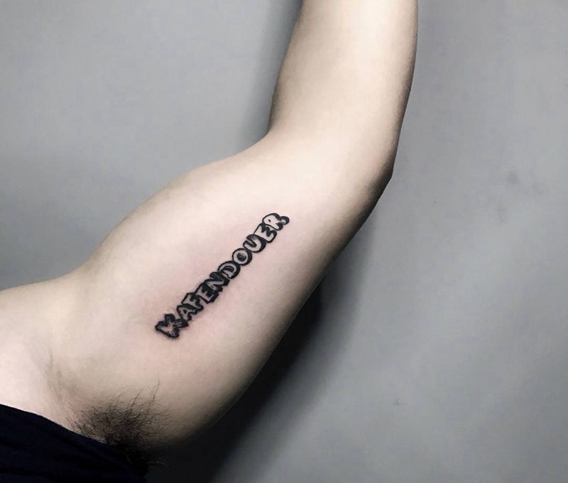 小活纹身图片_成品腿部手部清新纹身图案