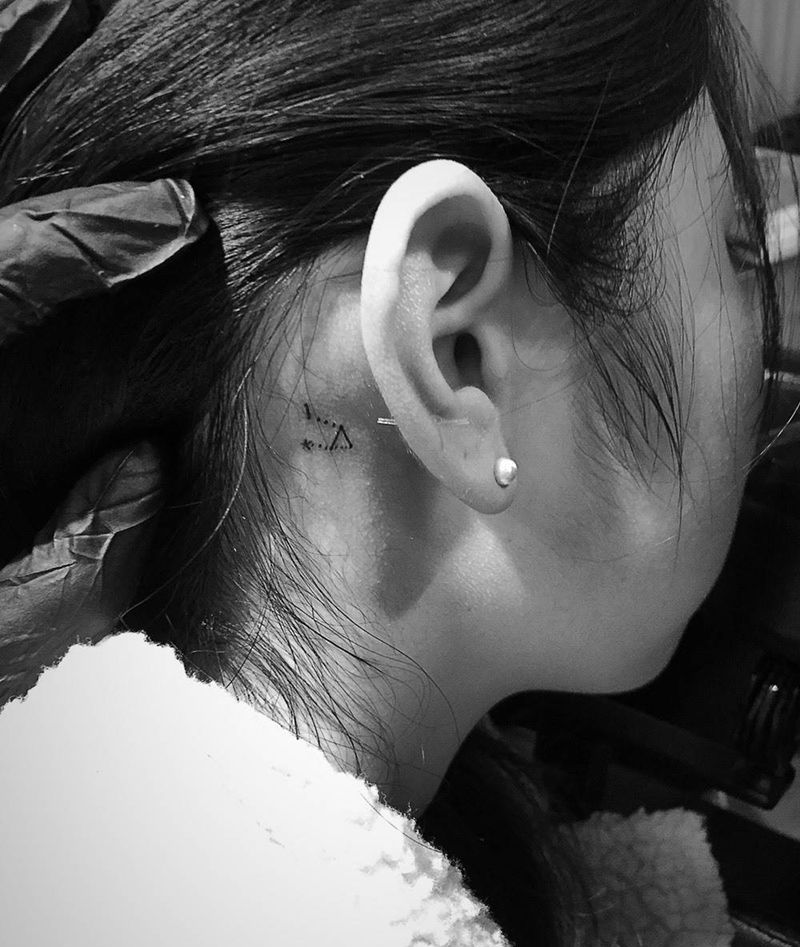 小图纹身图片_几何纹身图案