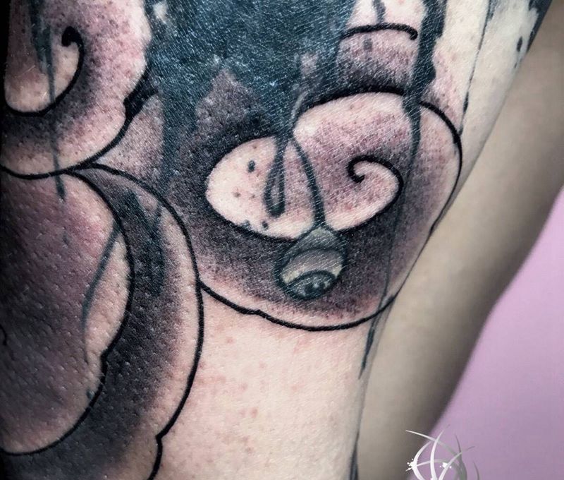 云纹身图片_手部纹身图案