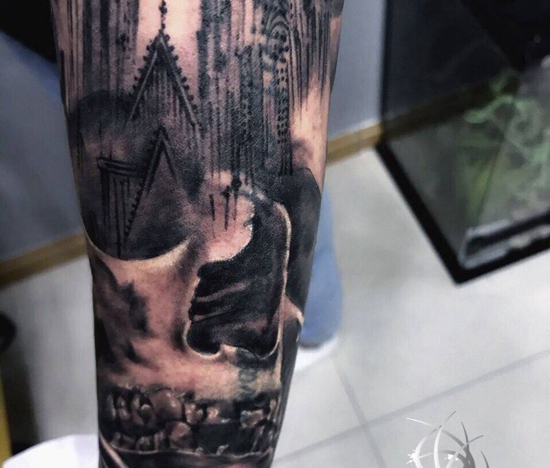 遮盖纹身图片_手臂纹身图案