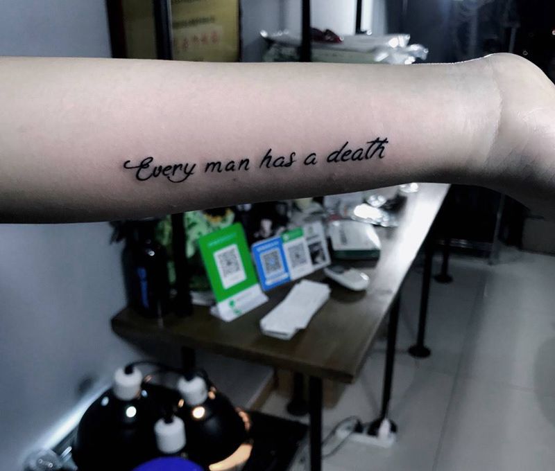 字母纹身图片_成品手部清新字符纹身图案