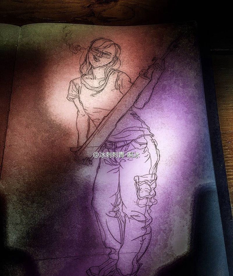 分享自己的一些速写作品。纹身图片_成品插画手稿纹身图案