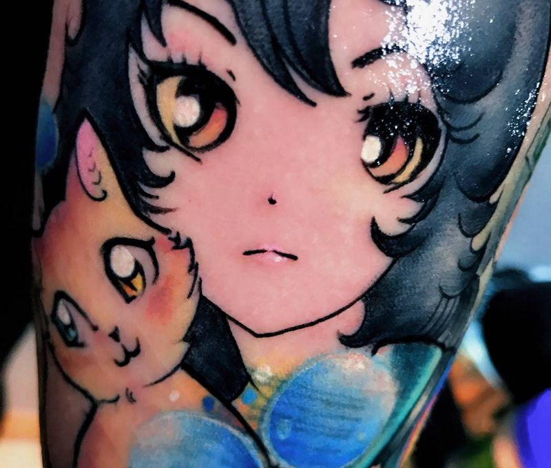 遮盖作品纹身图片_成品手部欧美纹身图案