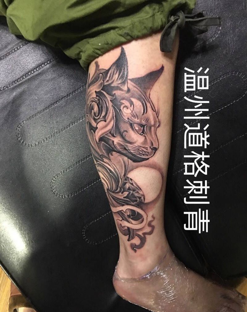 斯蒂芬猫纹身图片