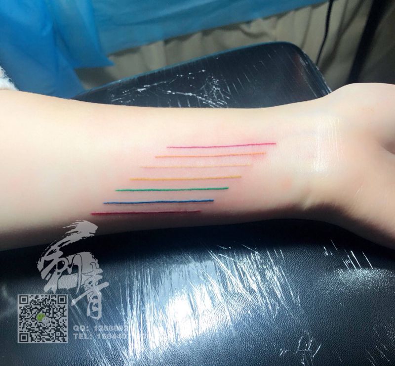 彩色纹身图片