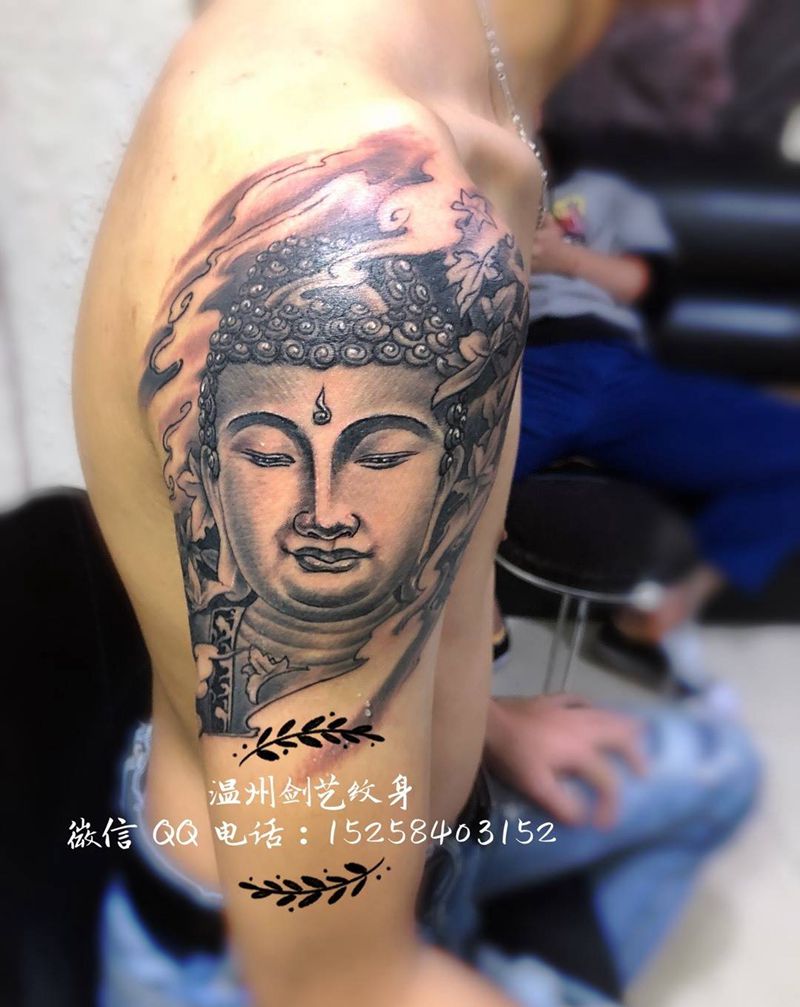 佛纹身图片