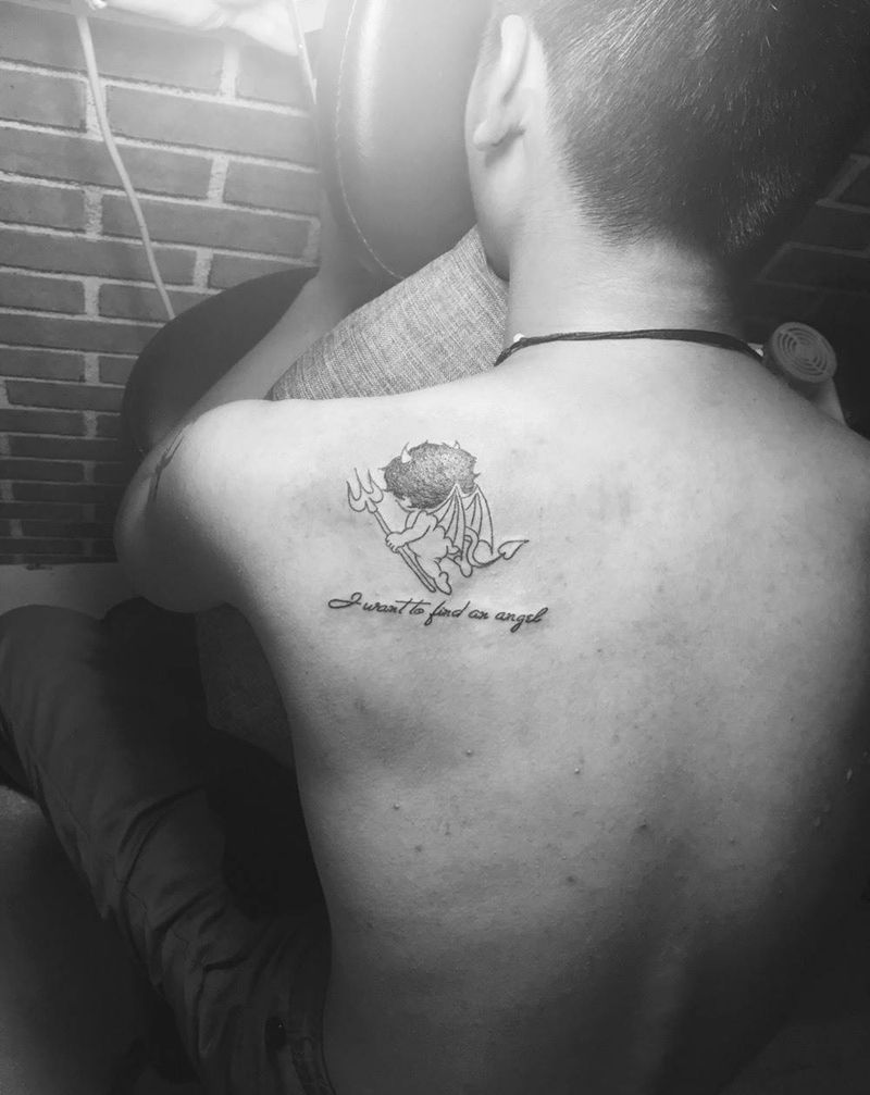 小恶魔纹身图片