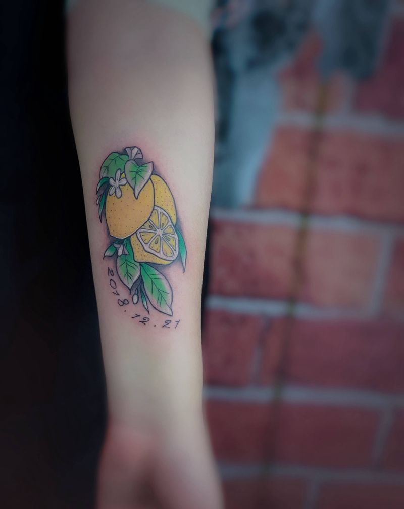 柠檬纹身图片