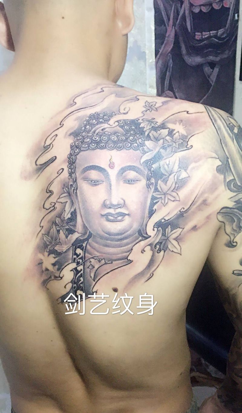 佛纹身图片