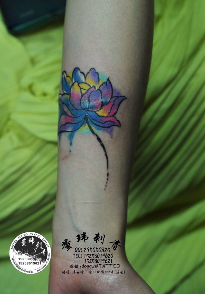 彩色系列纹身图片