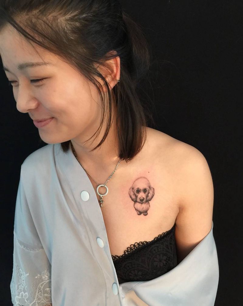 小狗狗纹身图片