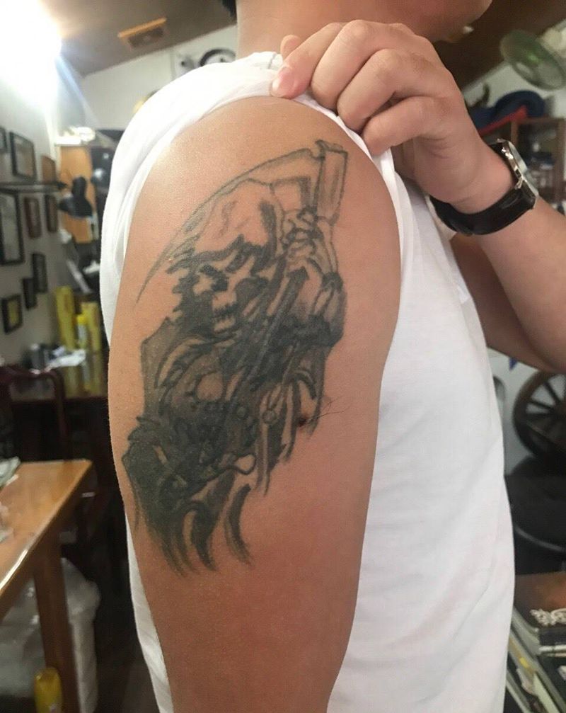 遮盖要用万能的鱼纹身图片