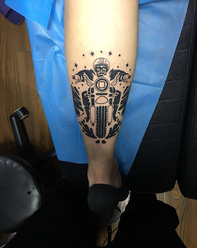 黑暗骑士纹身图片