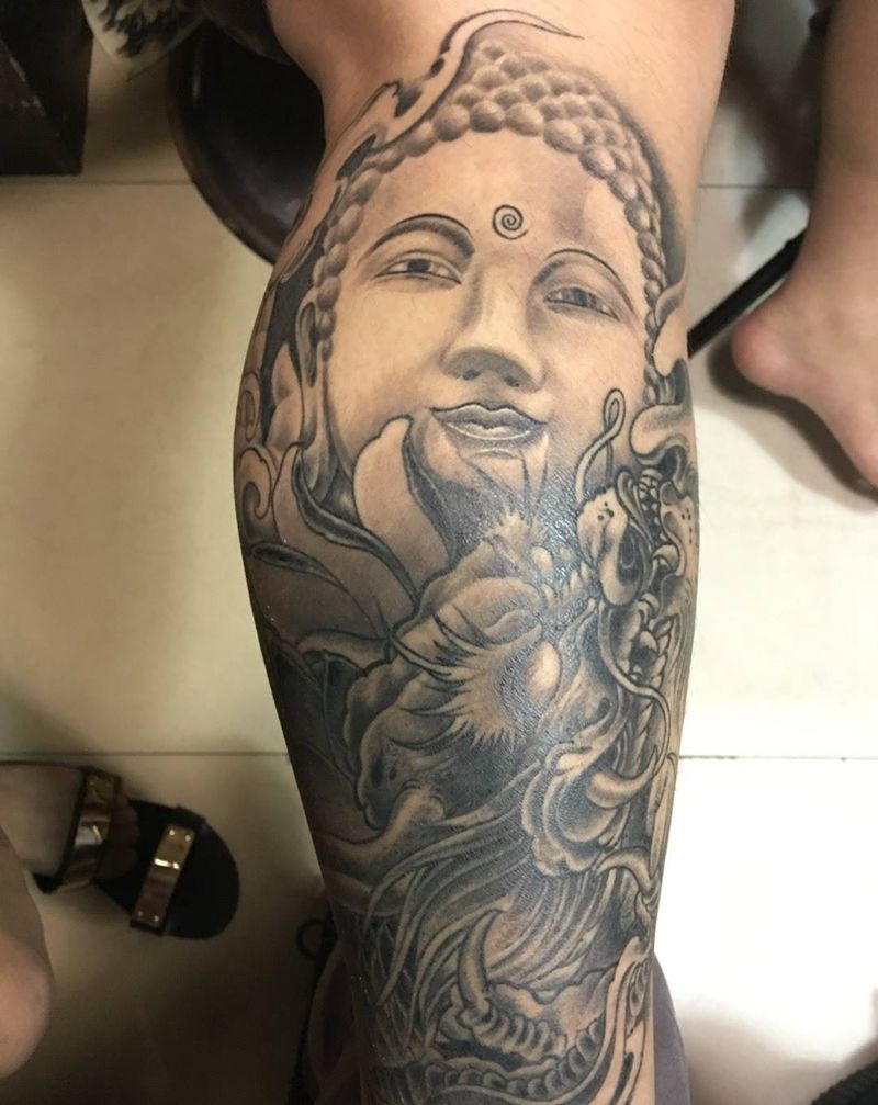 佛、恢复后纹身图片