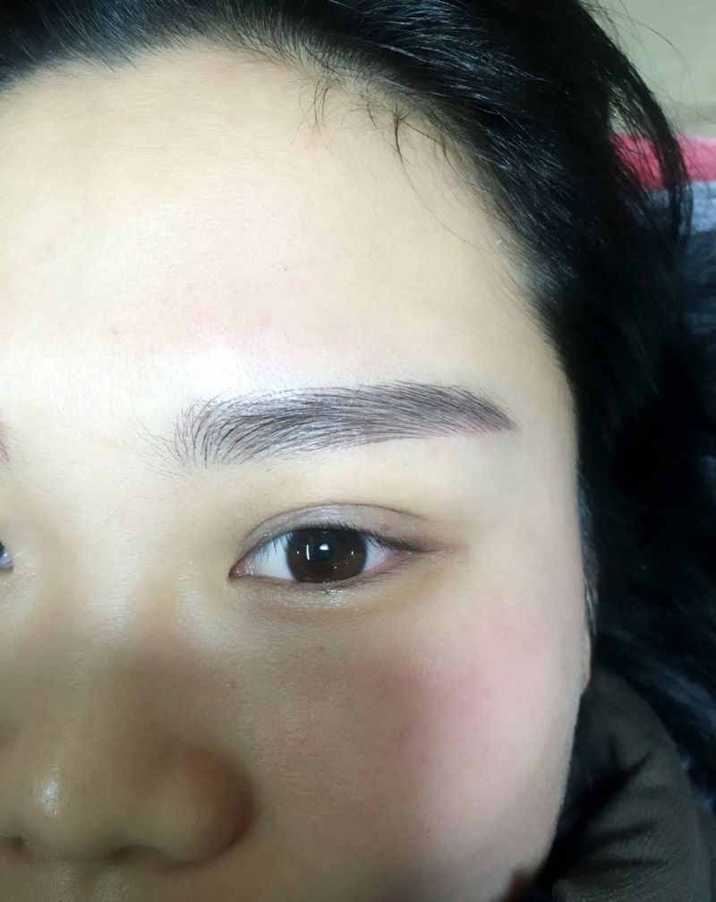 半永久眉毛纹身图片