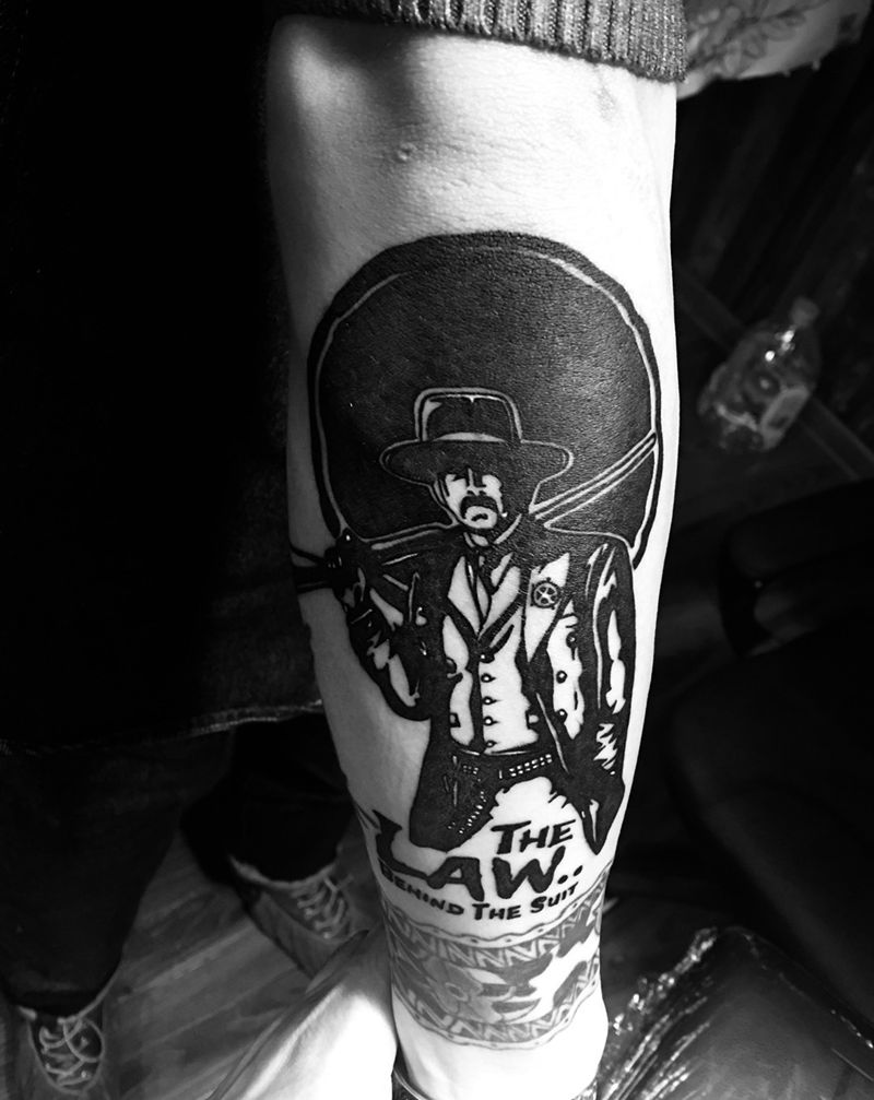 执法者纹身图片