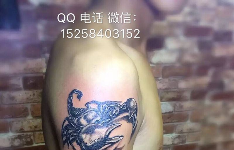 蝎子纹身图片