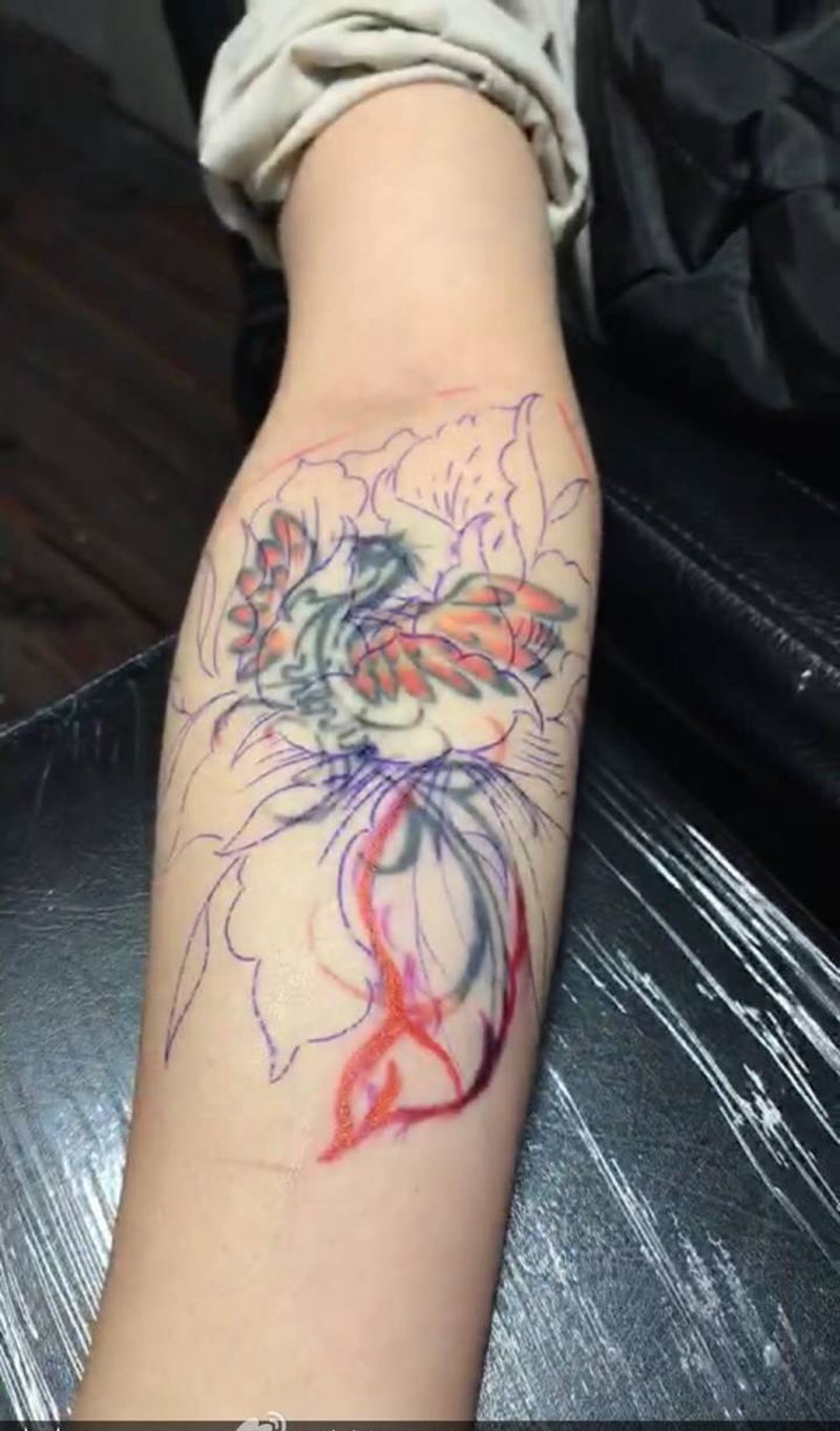 遮盖的纹身纹身图片