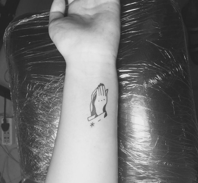 手纹身图片