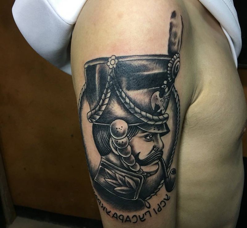 各个角度遮盖纹身图片