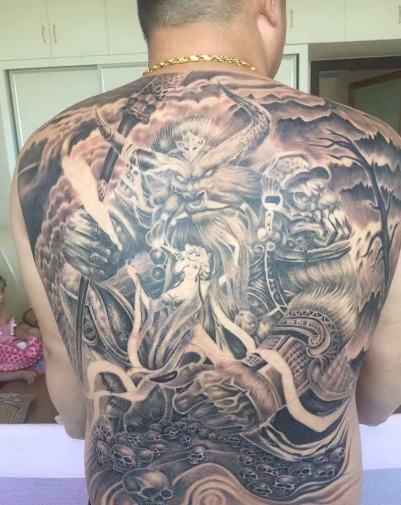 模仿文君老师纹身图片