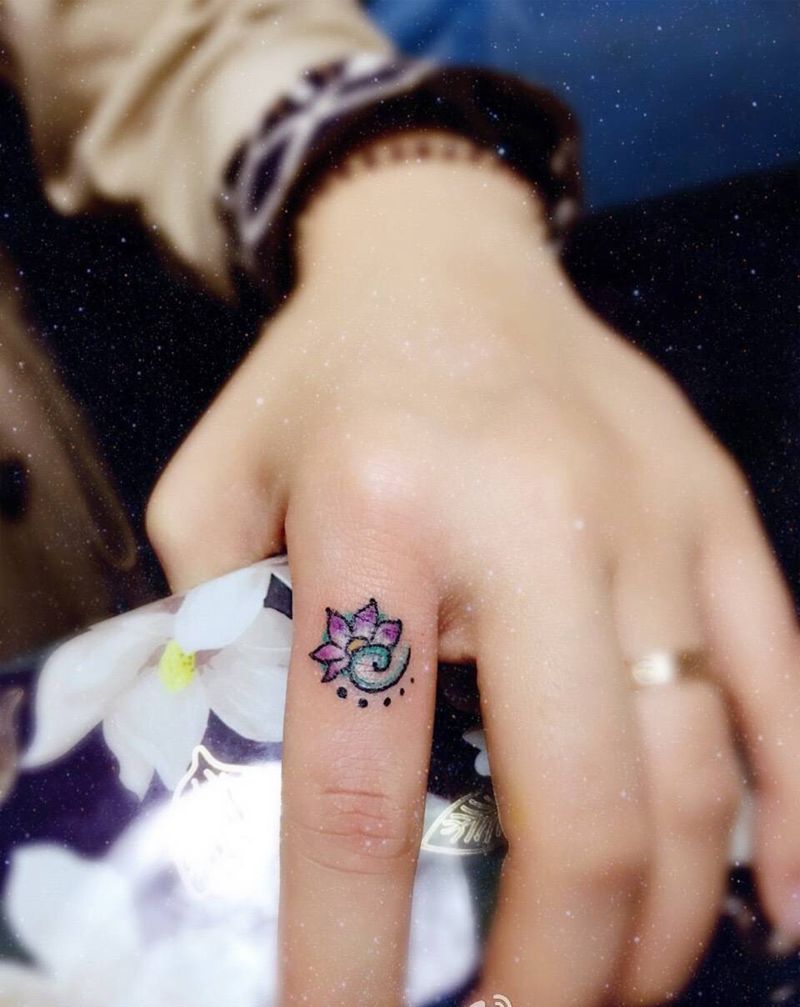 遮盖小星星纹身图片