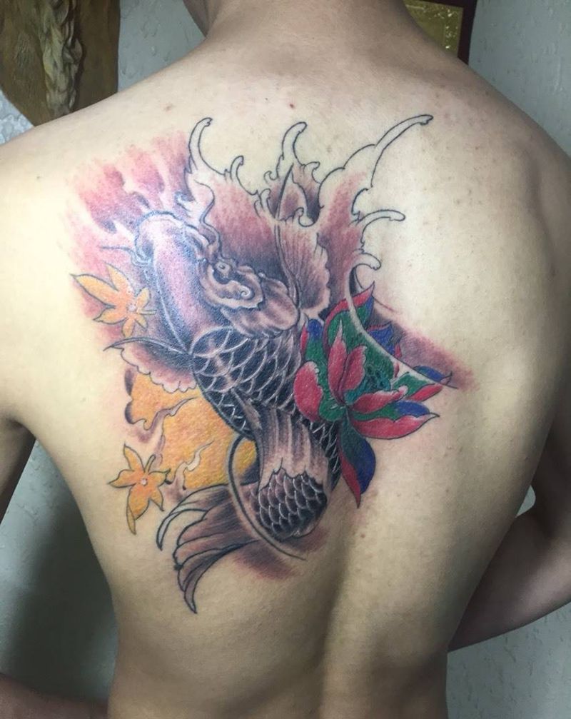 鲤鱼纹身图片