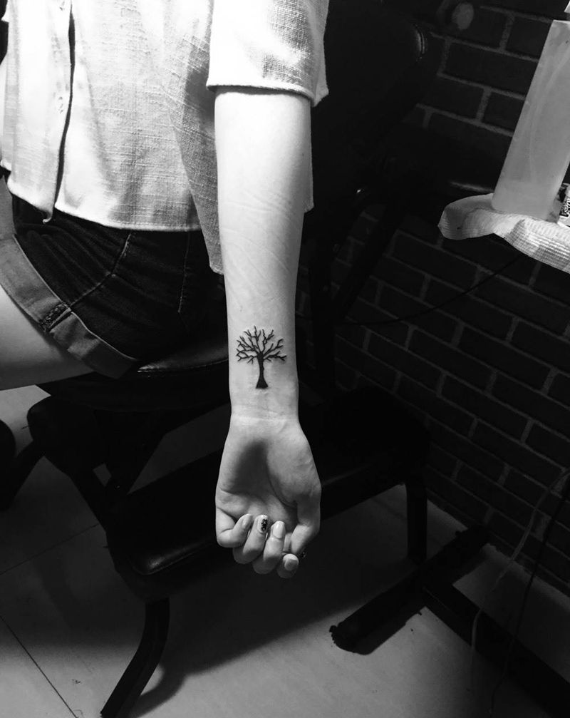 树图腾纹身图片