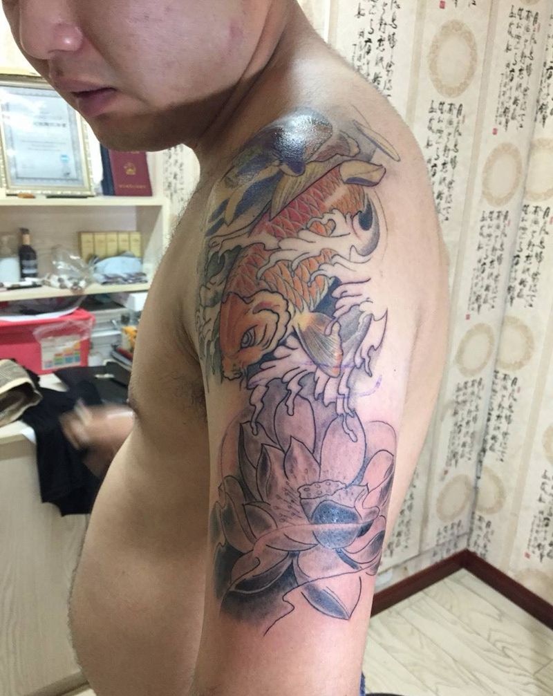 半成品纹身图片