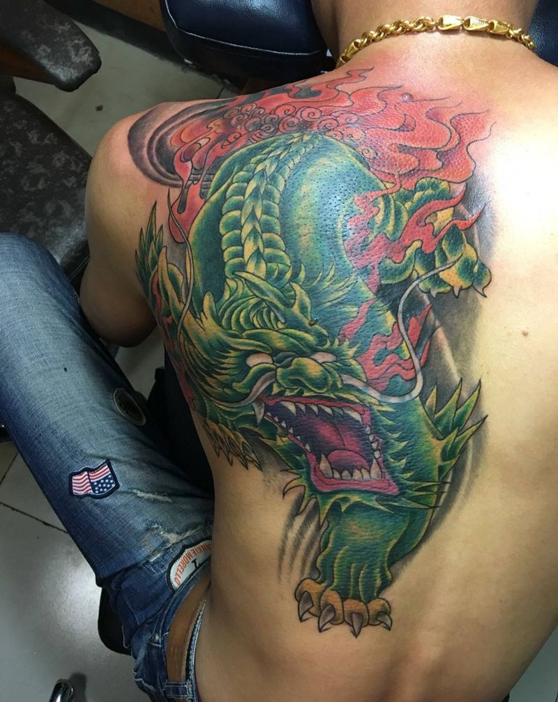 遮盖老虎纹身图片