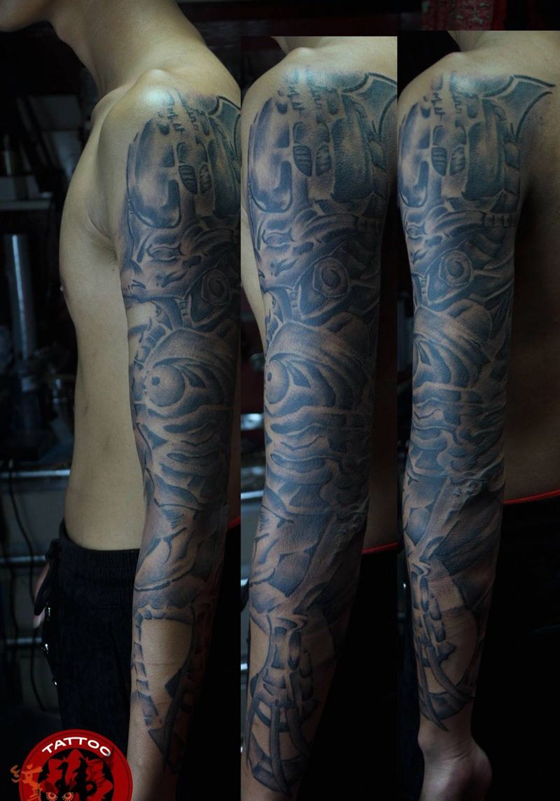 包小臂纹身图片