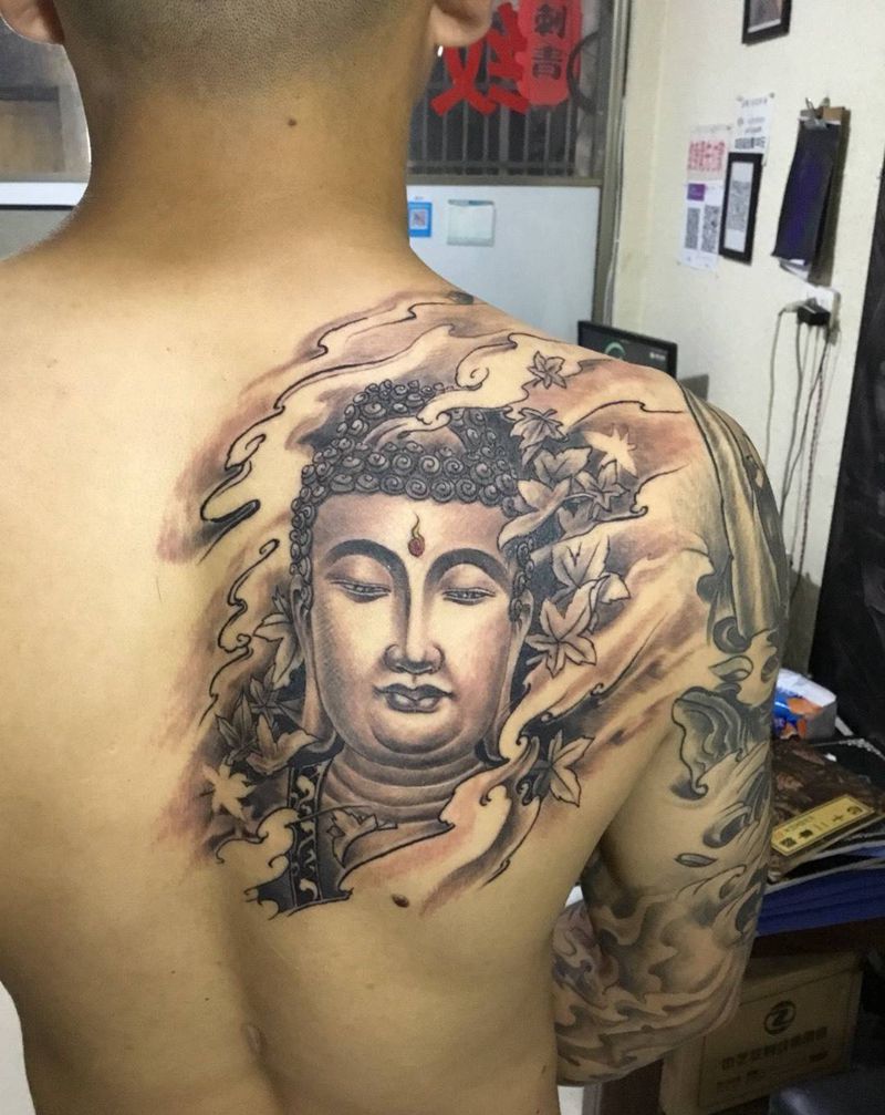 佛纹身图片