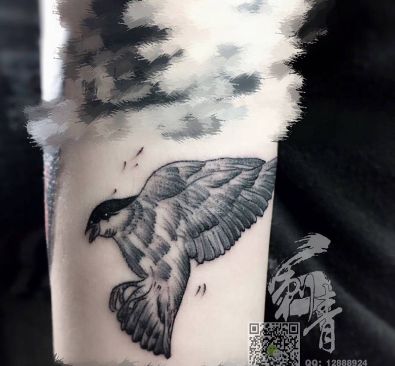 鸟纹身图片