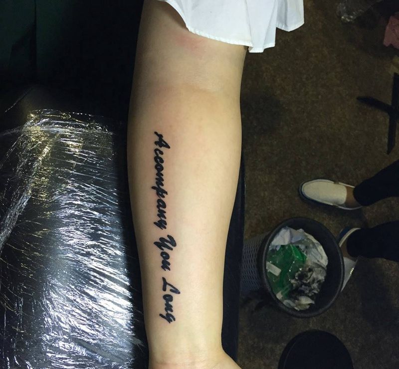 小字母纹身图片