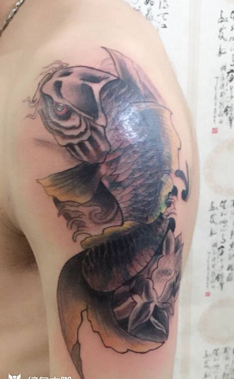 鲤鱼纹身图片