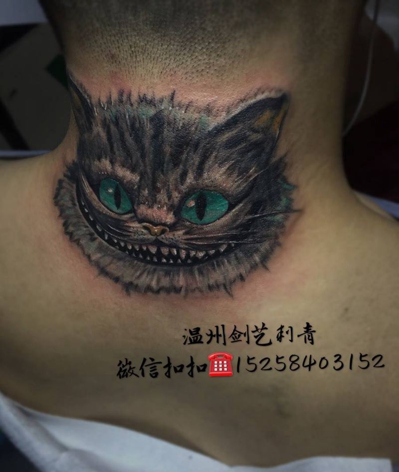 猫纹身图片