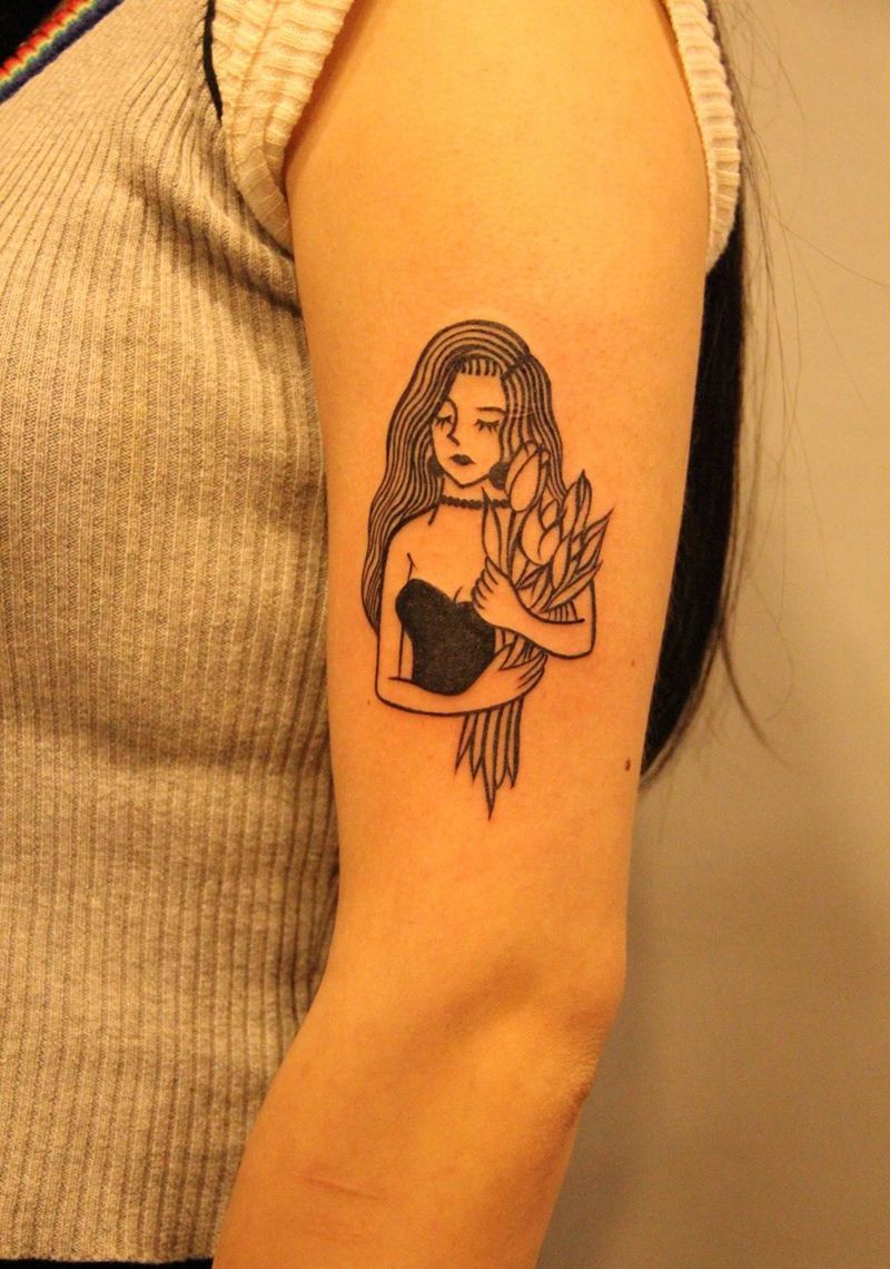 小清新纹身图片