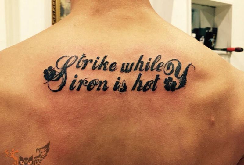 英文字体设计纹身图片