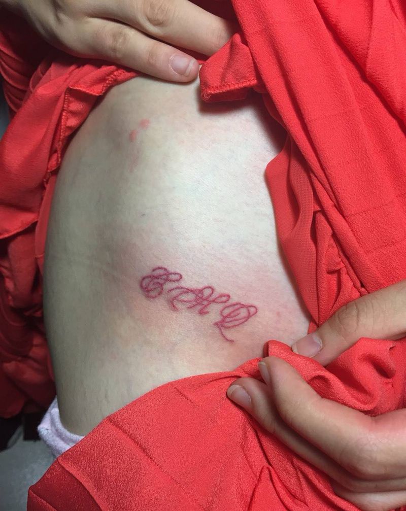 小英文纹身图片