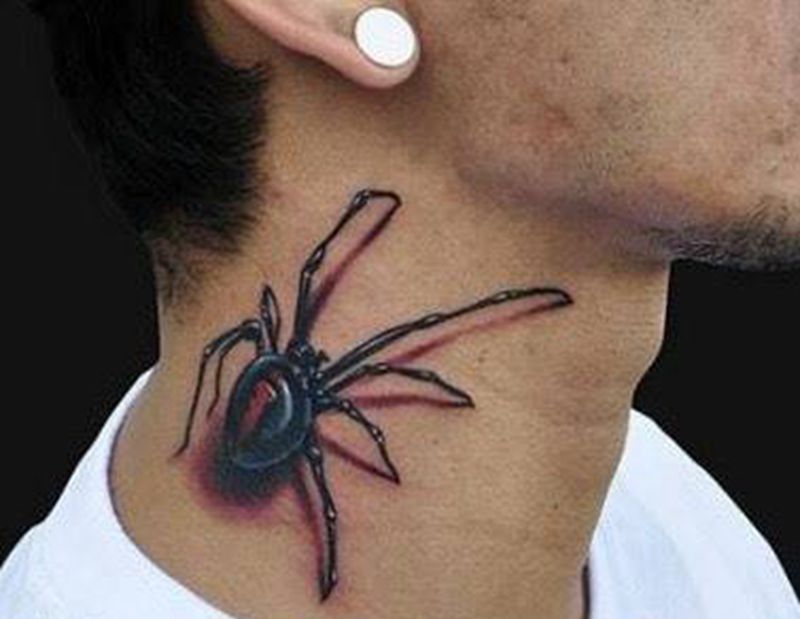 蜘蛛纹身图片