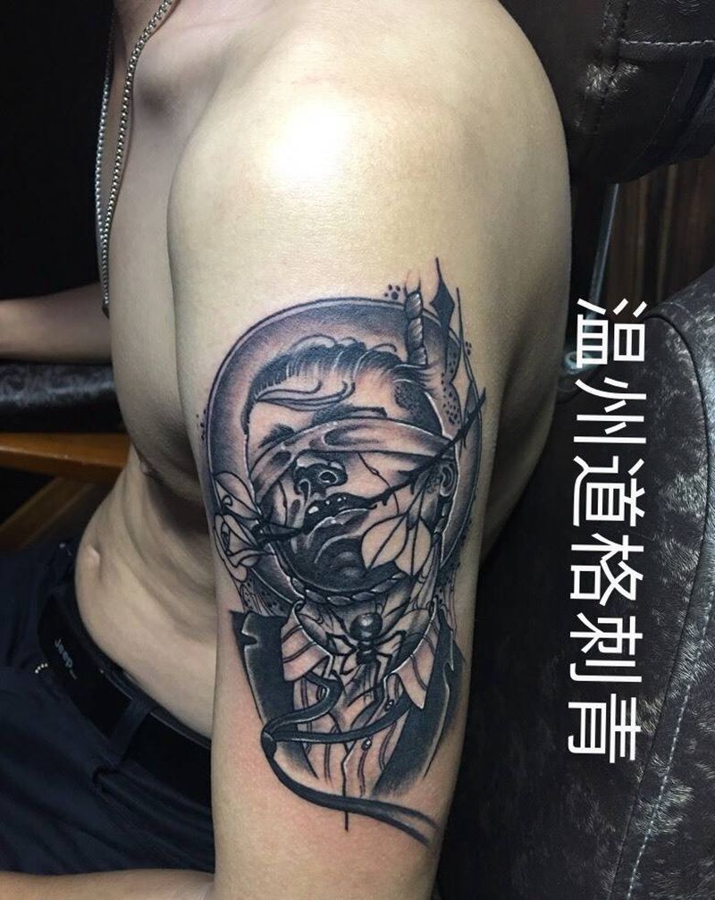 黑暗系列纹身图片