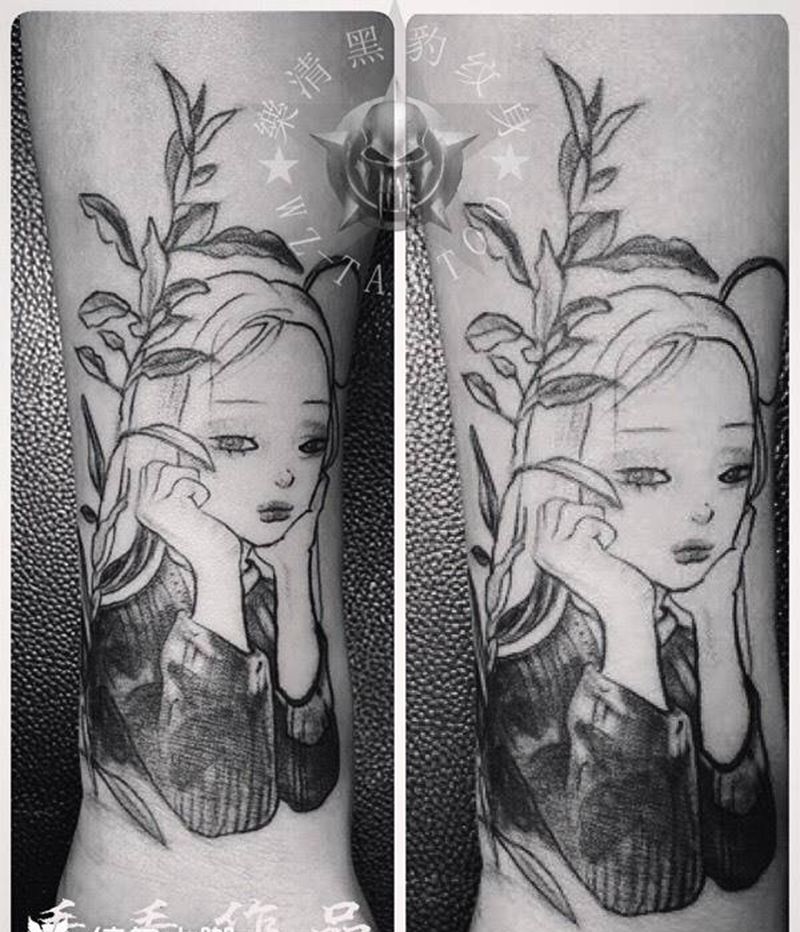 人物纹身图片