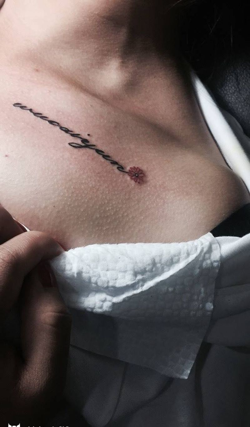 小字母纹身图片