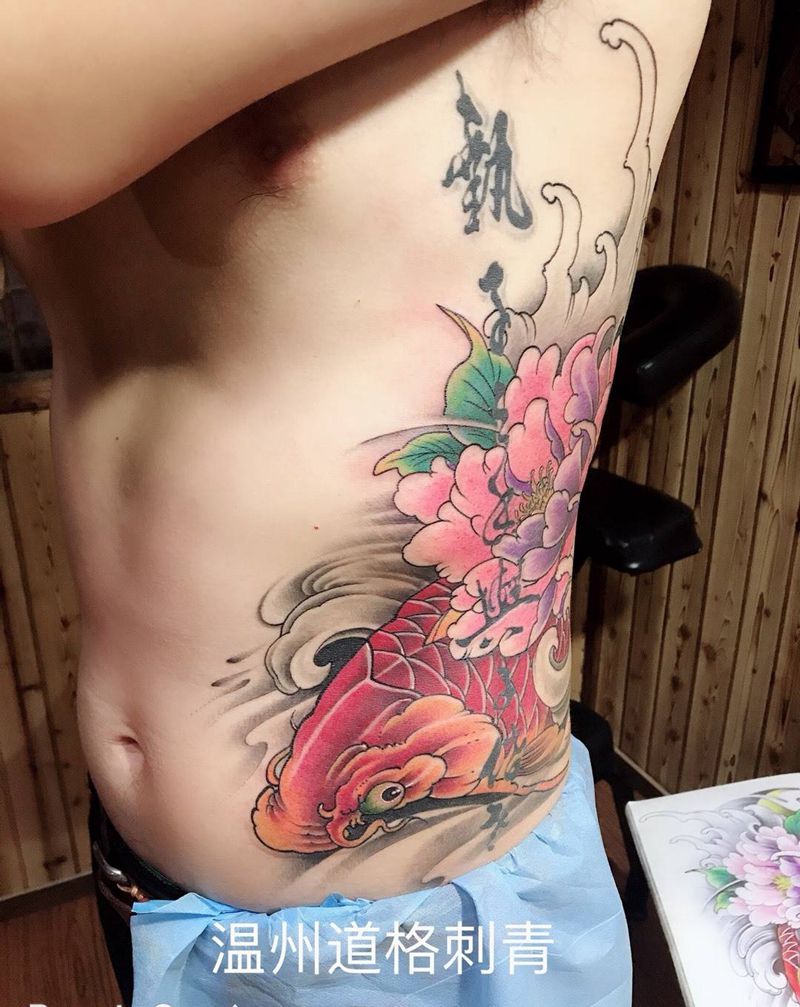 鲤鱼纹身图片