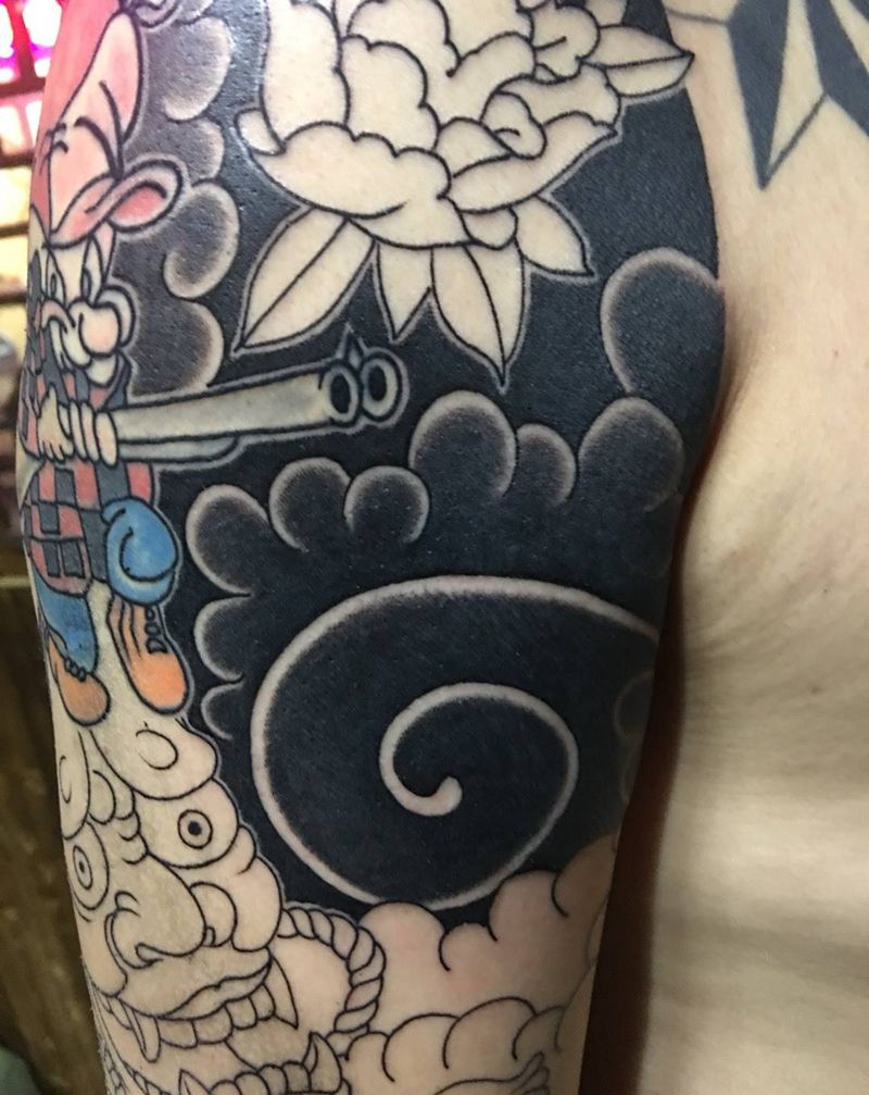 日式添加纹身图片