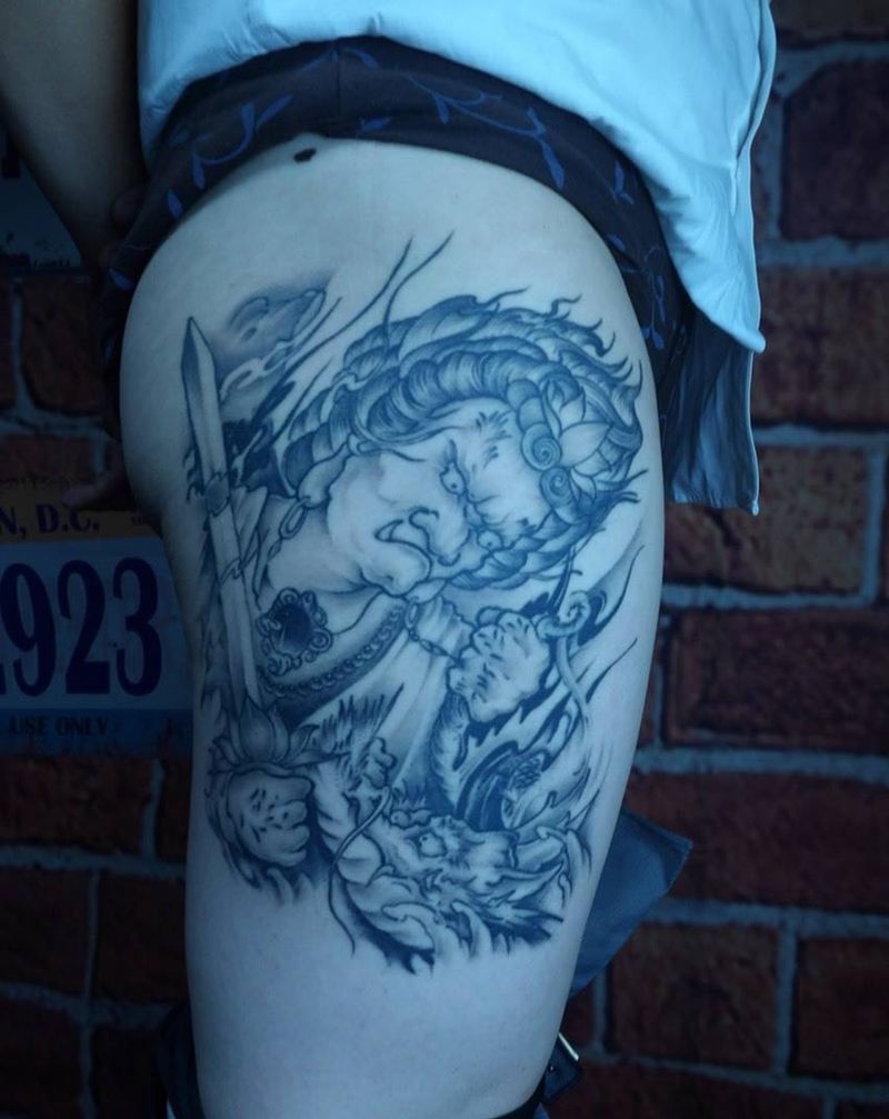 大黑天纹身图片